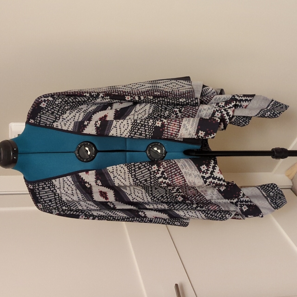 Geo Draped Jacket